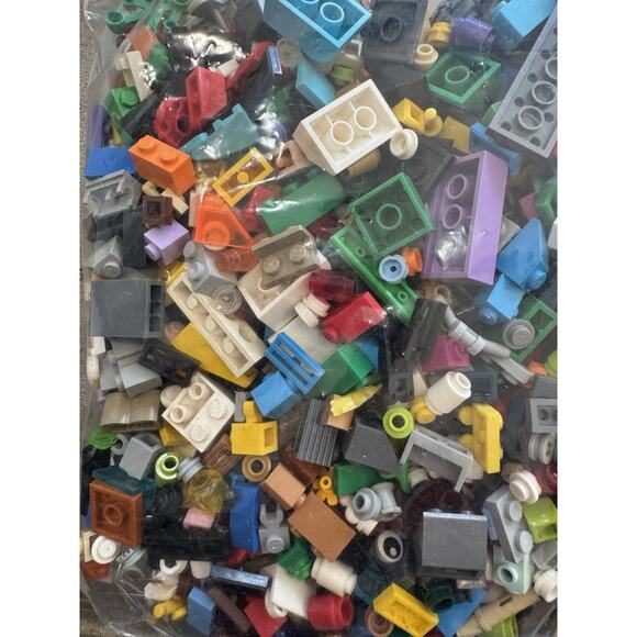 2 TWO POUNDS MIXED LOT OF CLEAN LEGO PIECES from Sets - Picture 8 of 10